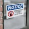 Signmission Irrigated With Reclaimed Water Sign With Symbol, 5 in W x Rectangle, Vinyl Decal OS-2PACK-NS-D-35-L-13723 - alternate 3